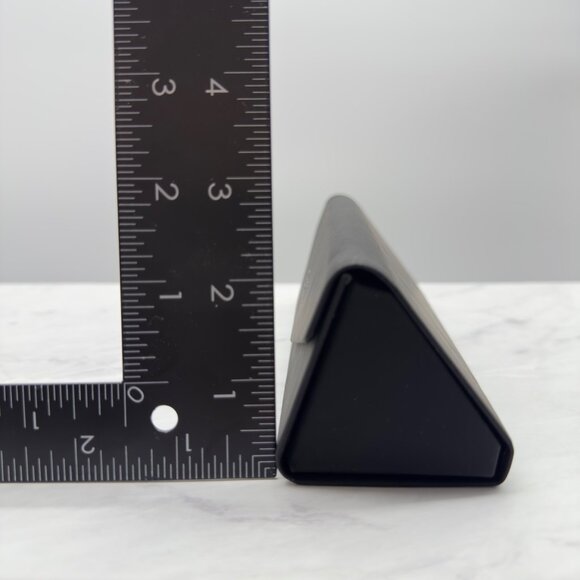 iGreen Tri Fold Eyeglasses Case with Cleaning Cloth Magnetic Close Fold Flat - Picture 7 of 7